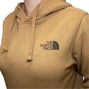 North Face brown hoodie sweatshirt